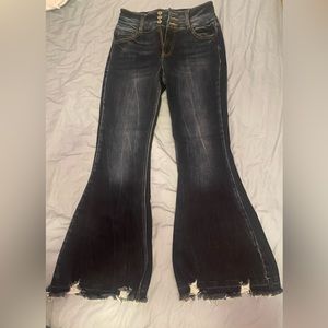 Kancan High Rise Flare Jeans